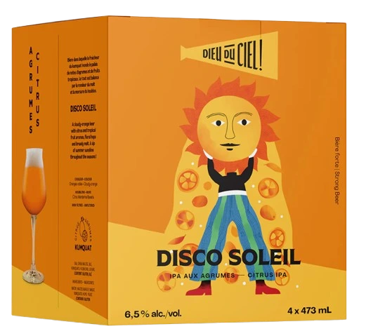 DIEU DU CIEL DISCO SOLEIL IPA 473ML 4PK CAN