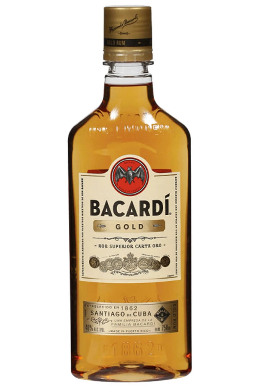BACARDI GOLD RUM 750ML PET