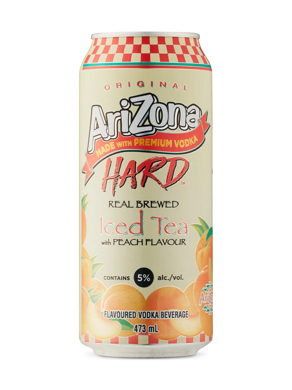 ARIZONA HARD PEACH TEA 473ML CAN