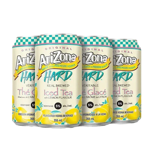 ARIZONA HARD LEMON TEA 355ML 6PK CAN