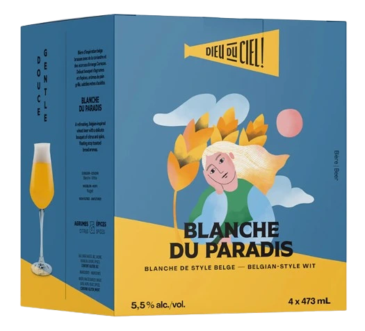 DIEU DU CIEL BLANCHE DU PARADIS 473ML 4PK CAN