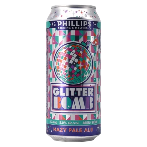 PHILLIPS GLITTER BOMB HAZY IPA 473ML CAN