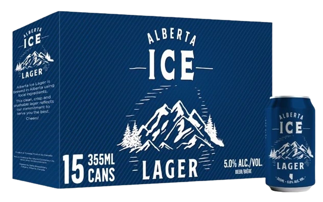 ALBERTA ICE LAGER 355ML 15PK CAN