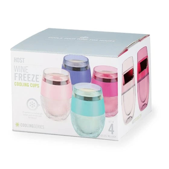 HOST WINE FREEZE TRANSLUCENT 4PK