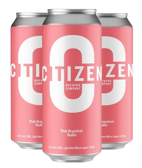CITIZEN GRAPEFRUIT LAGER 473ML 4PK CAN