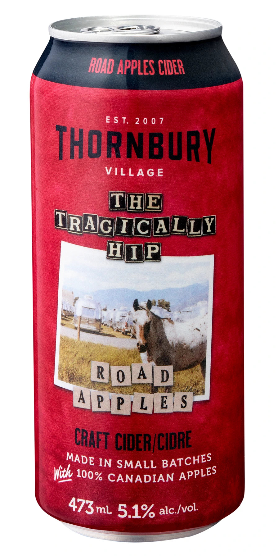 THORNBURY TRAGICALLY HIP ROAD APPLES CIDER 473ML CAN
