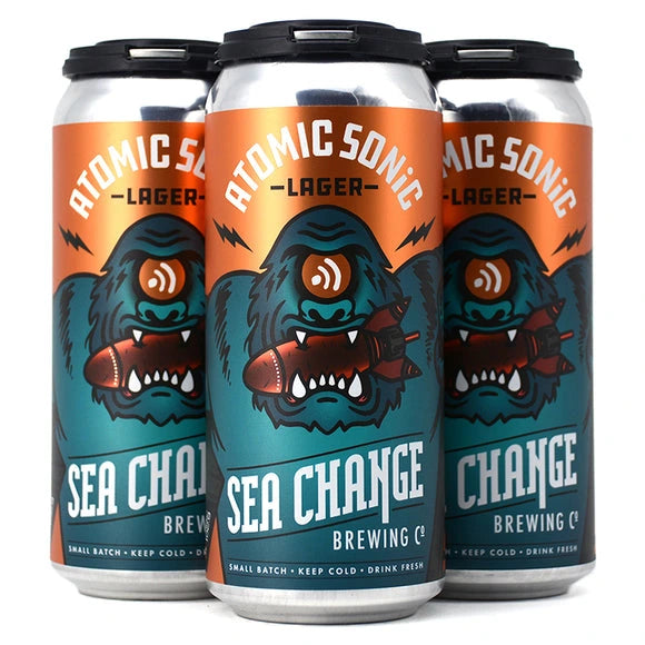 SEA CHANGE ATOMIC SONIC LAGER 473ML 4PK CAN