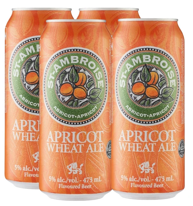 ST AMBROISE APRICOT WHEAT ALE 473ML 4PK CAN
