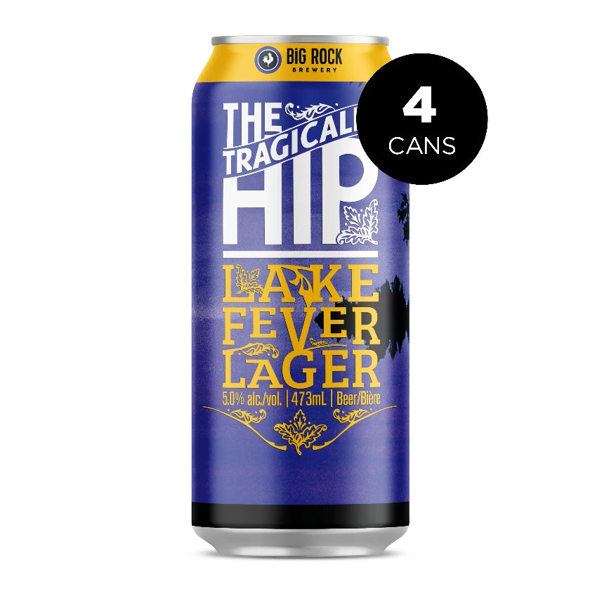 TRAGICALLY HIP LAKE FEVER LAGER 473ML 4PK CAN