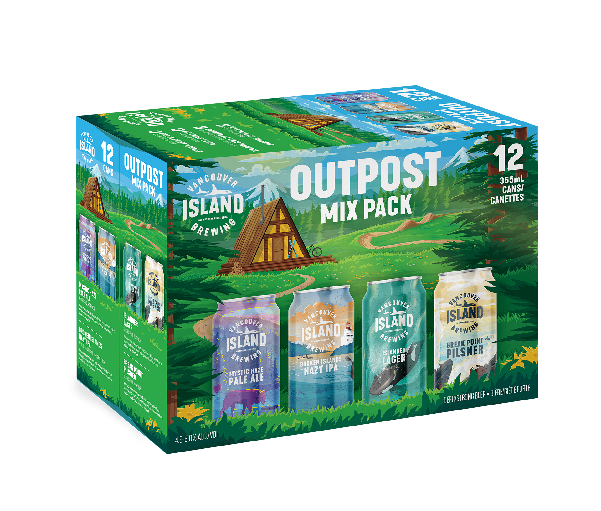 VANCOUVER ISLAND OUTPOST MIXER 355ML 12PK CAN