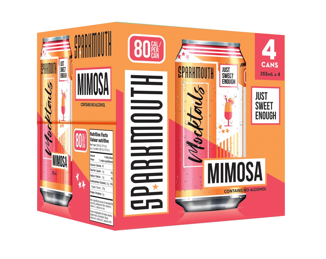 SPARKMOUTH MOCKTAILS MIMOSA 355ML 4PK CAN @ Kelowna [1033281]
