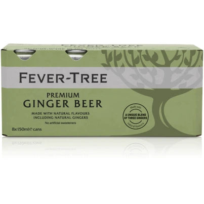 FEVER TREE GINGER BEER 150ML 8PK CAN