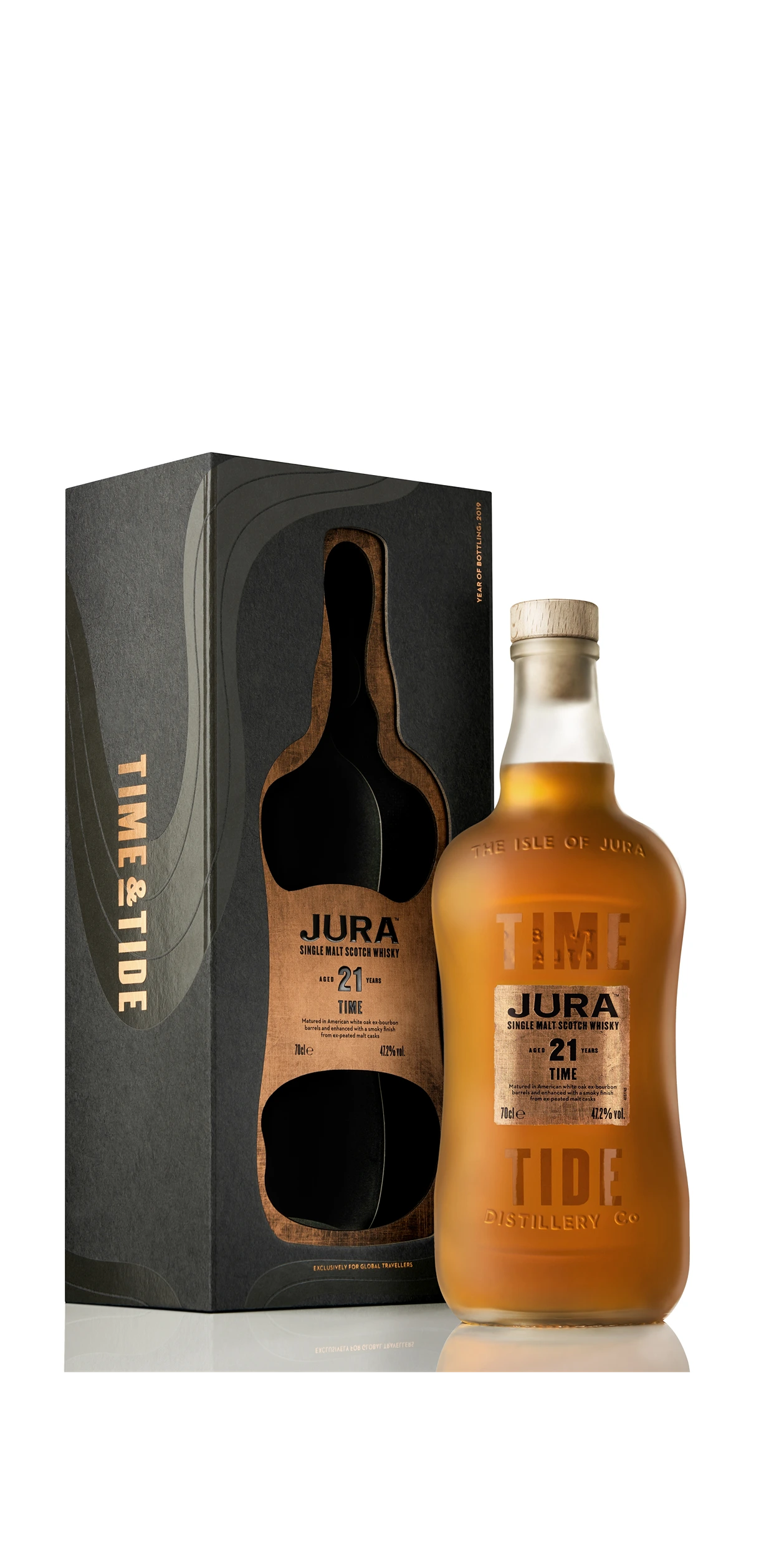 JURA 21YR OLD TIDE & TIME SINGLE MALT SCOTCH WHISKY 750ML