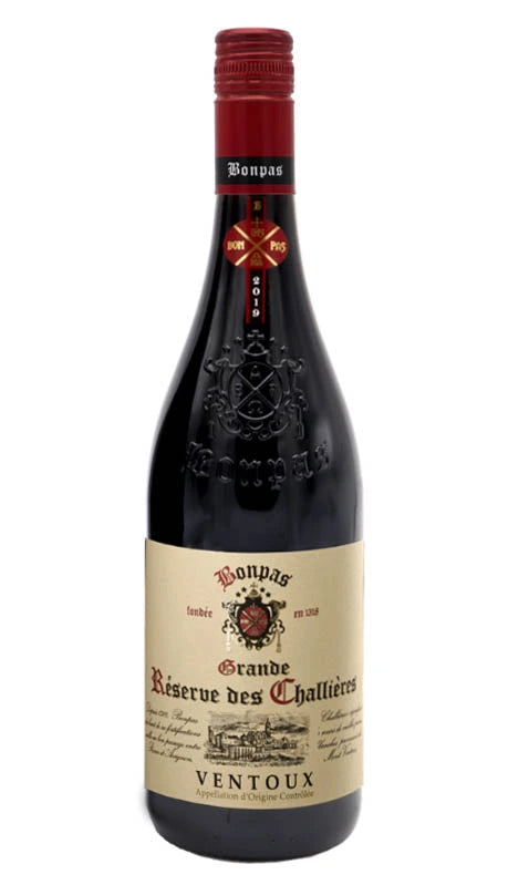 BONPAS GRAND RESERVE DES CHALLIERES COTES DU VENTOUX 750ML