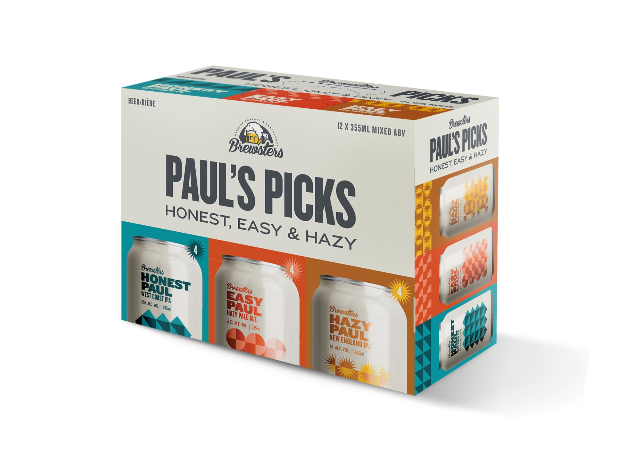 BREWSTERS IPA MIX PACK 355ML 12PK CAN