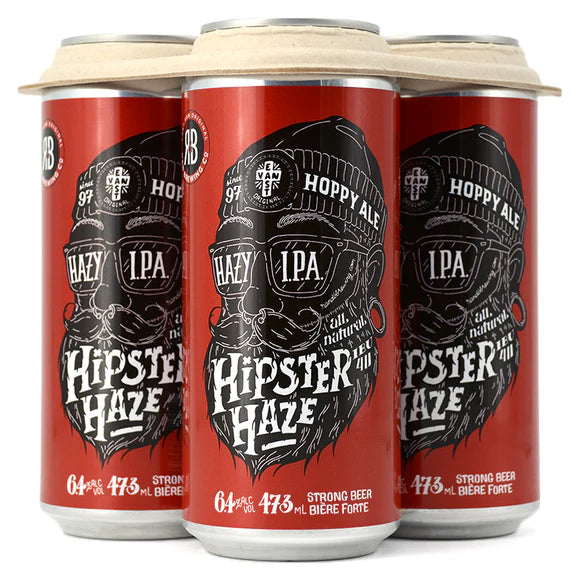 R&B HIPSTER HAZE HAZY IPA 473ML 4PK CAN