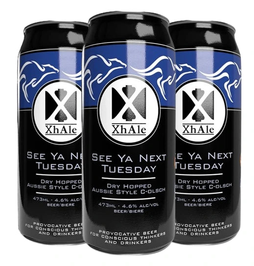 XHALE SEE YA NEXT TUESDAY AUSSIE KOLSCH 473ML 4PK CAN @ Regina [1033764]