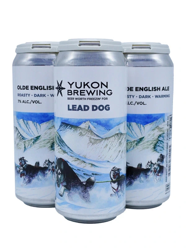 YUKON LEAD DOG ENGLISH STRONG ALE 473ML 4PK CAN