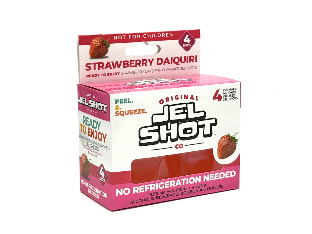 JEL SHOT CO STRAWBERRY DAIQUIRI 25ML 4PK