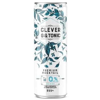 CLEVER NON ALC GIN & TONIC 355ML CAN @ St. Albert [1033784]