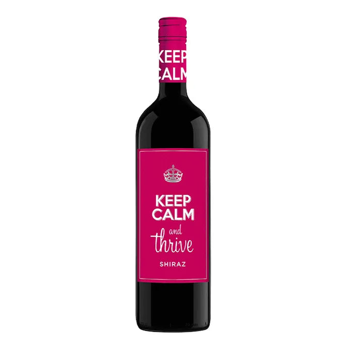 KEEP CALM & THRIVE SHIRAZ 750ML