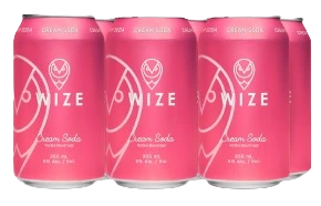 WIZE CREAM SODA VODKA SODA 355ML 6PK CAN