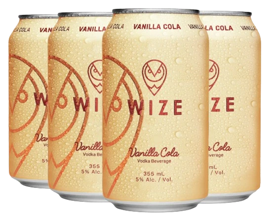 WIZE VANILLA COLA VODKA SODA 355ML 6PK CAN