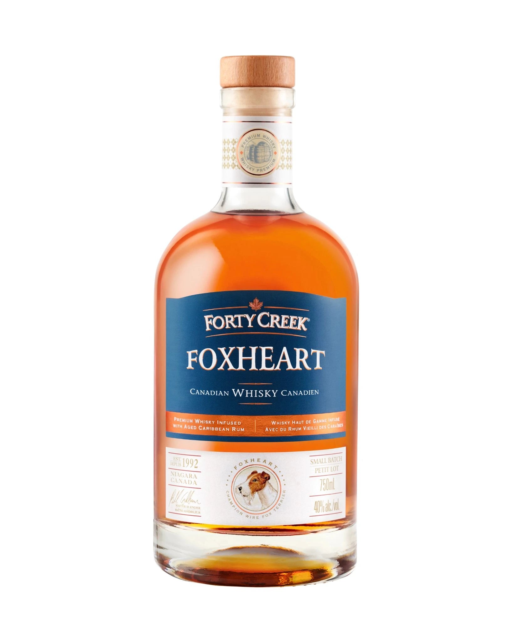 FORTY CREEK FOXHEART CANADIAN WHISKY 750ML
