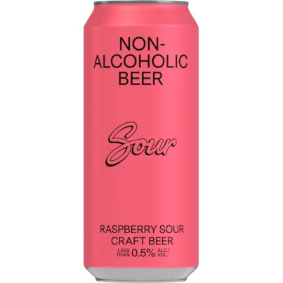 BIERE SANS ALCOOL NON ALC RASPBERRY SOUR 473ML CAN
