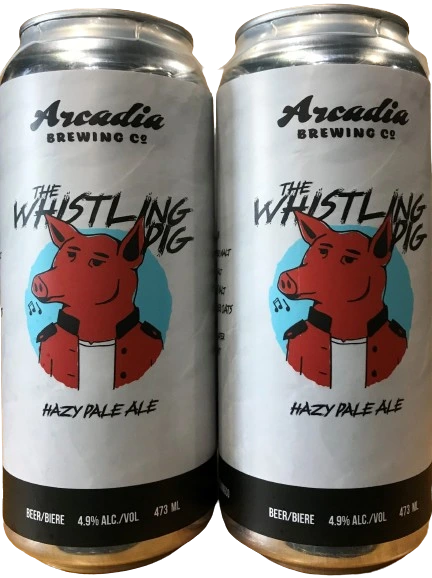 ARCADIA WHISTLING PIG HAZY PALE ALE 473ML 4PK CAN