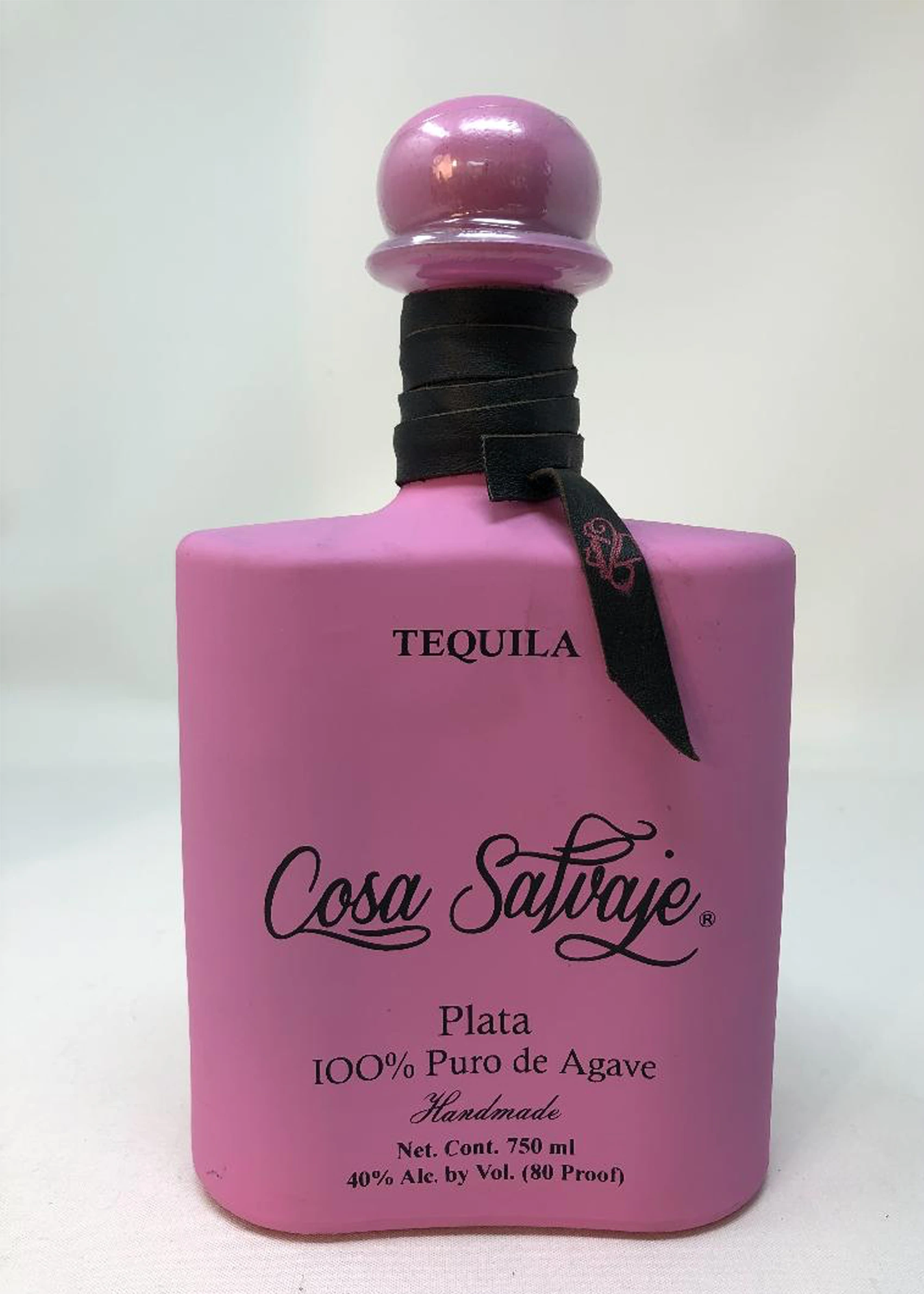 COSA SALVAJE PINK BOTTLE BLANCO TEQUILA 750ML