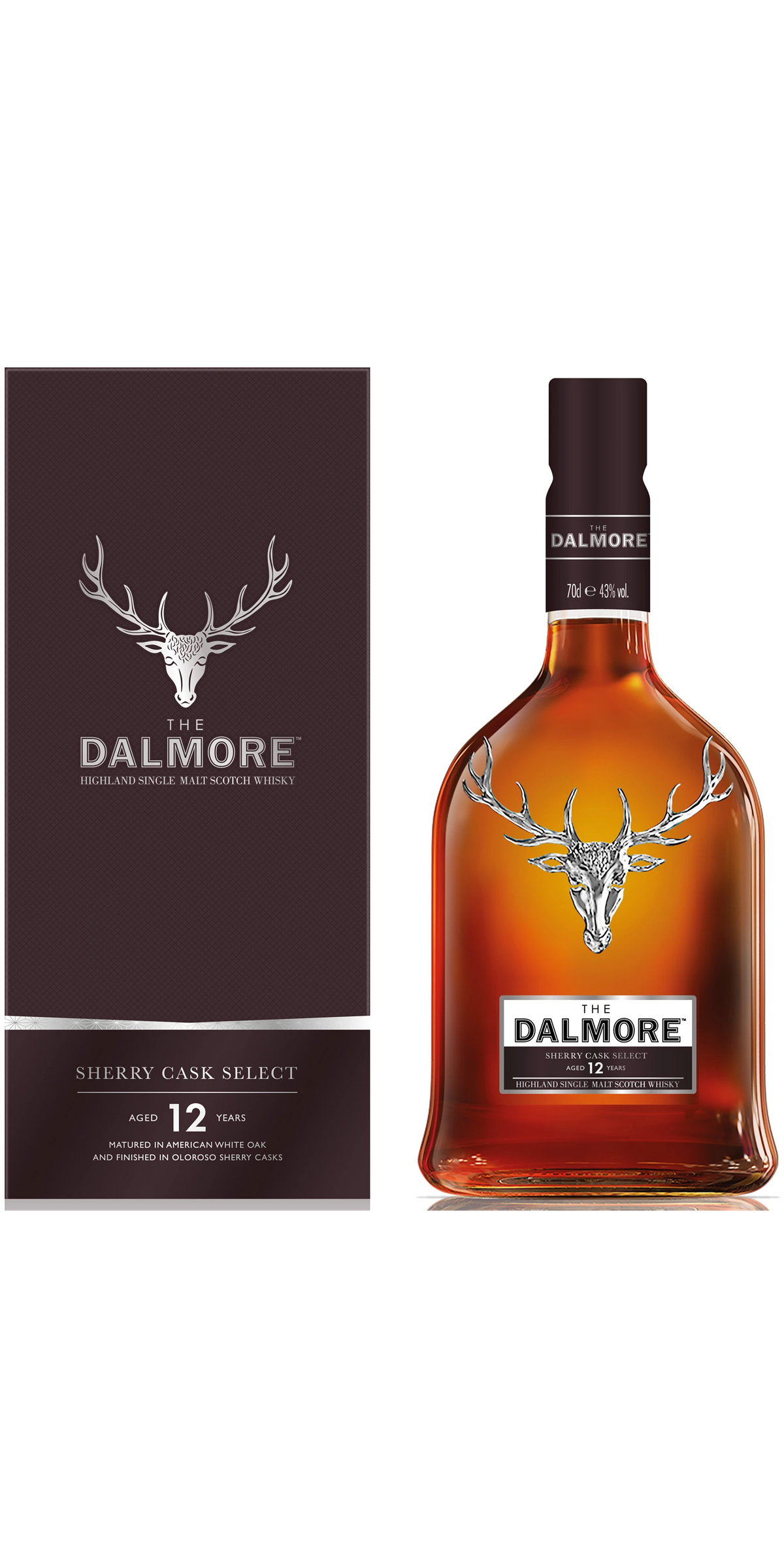 DALMORE 12YR SHERRY CASK SINGLE MALT SCOTCH WHISKY 700ML