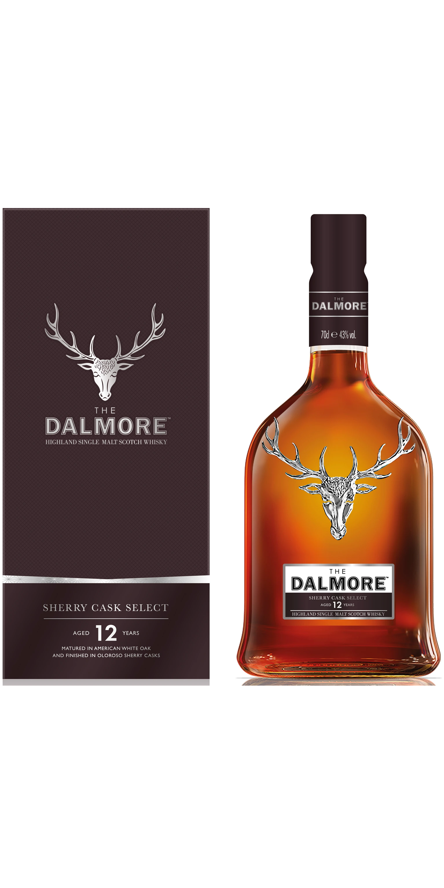 DALMORE 12YR SHERRY CASK SINGLE MALT SCOTCH WHISKY 700ML