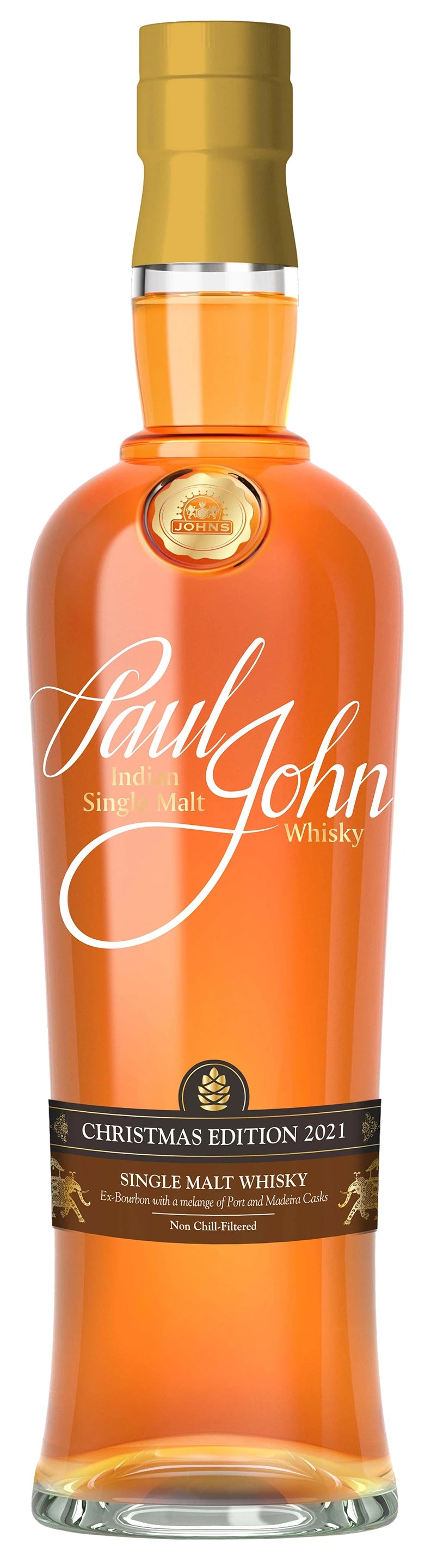 PAUL JOHN CHRISTMAS EDITION 2021 INDIAN WHISKY 750ML