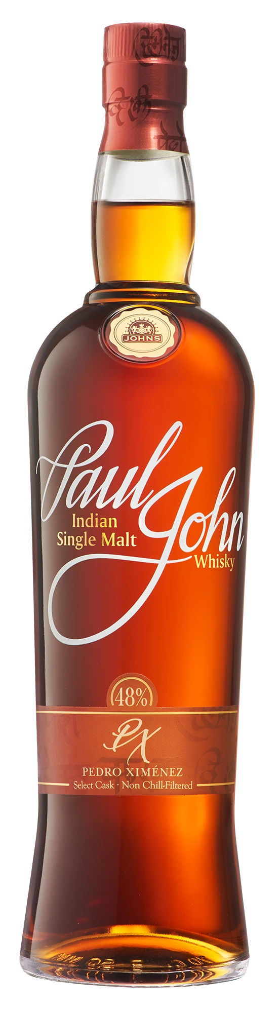 PAUL JOHN PEDRO XIMENEZ INDIAN SINGLE MALT WHISKY 750ML