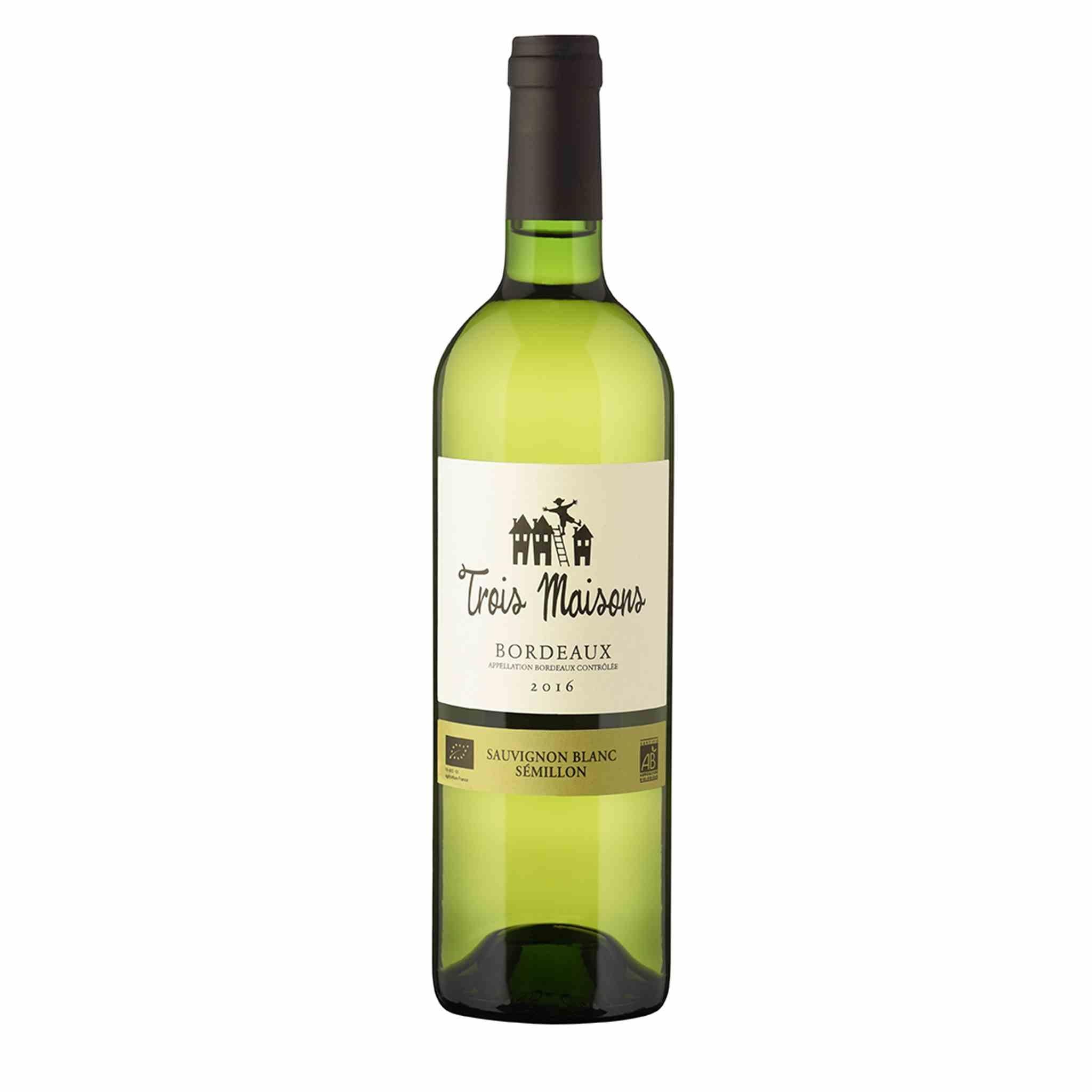 J FAUX TROIS MAISONS BLANC BORDEAUX 750ML