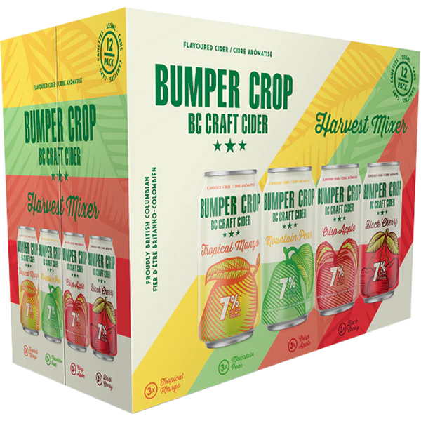 BUMPER CROP MIXER 355ML 12PK CAN