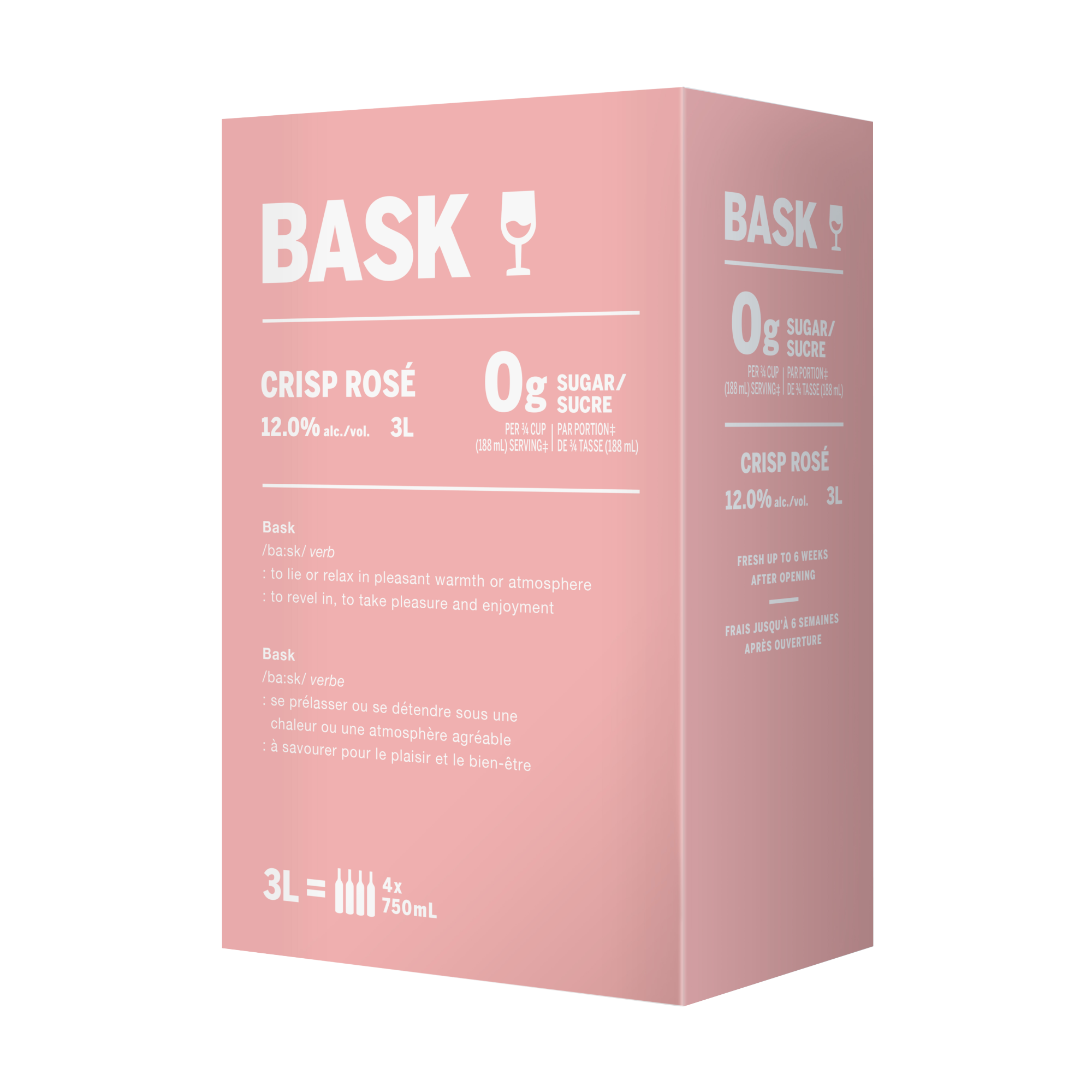 BASK ROSE 3L