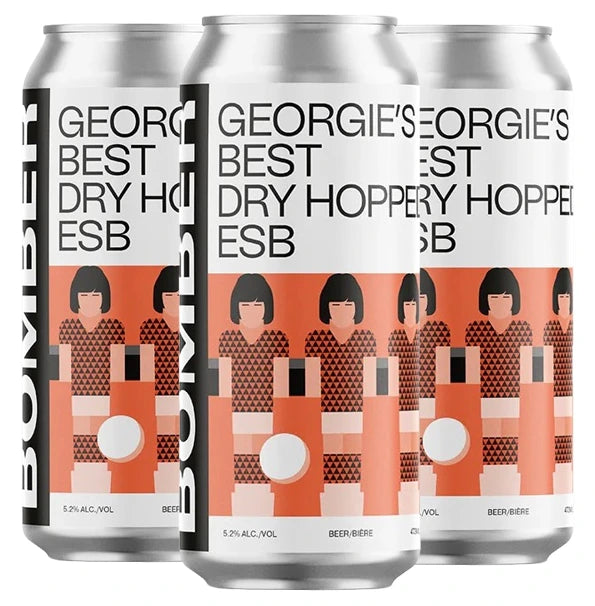 BOMBER GEORGIES BEST ALE ESB 473ML 4PK CAN