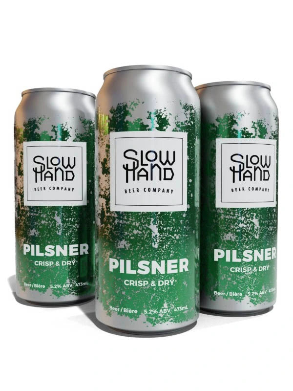 SLOW HAND PILSNER 473ML 4PK CAN