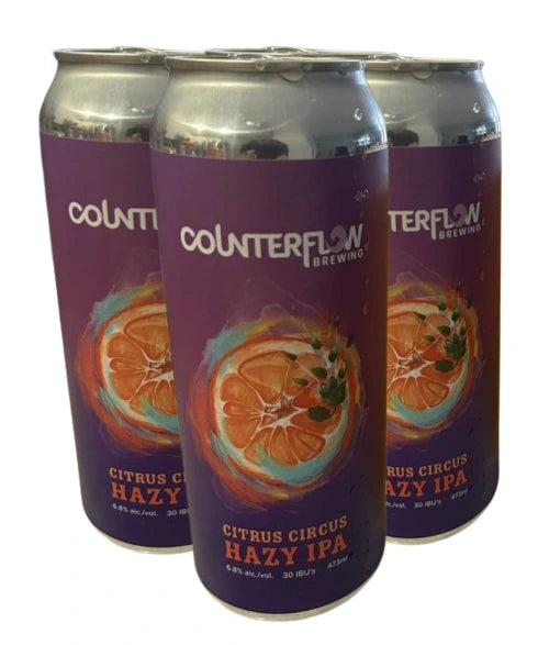 BAD TATTOO COUNTERFLOW CITRUS CIRCUS HAZY IPA 473ML 4PK CAN
