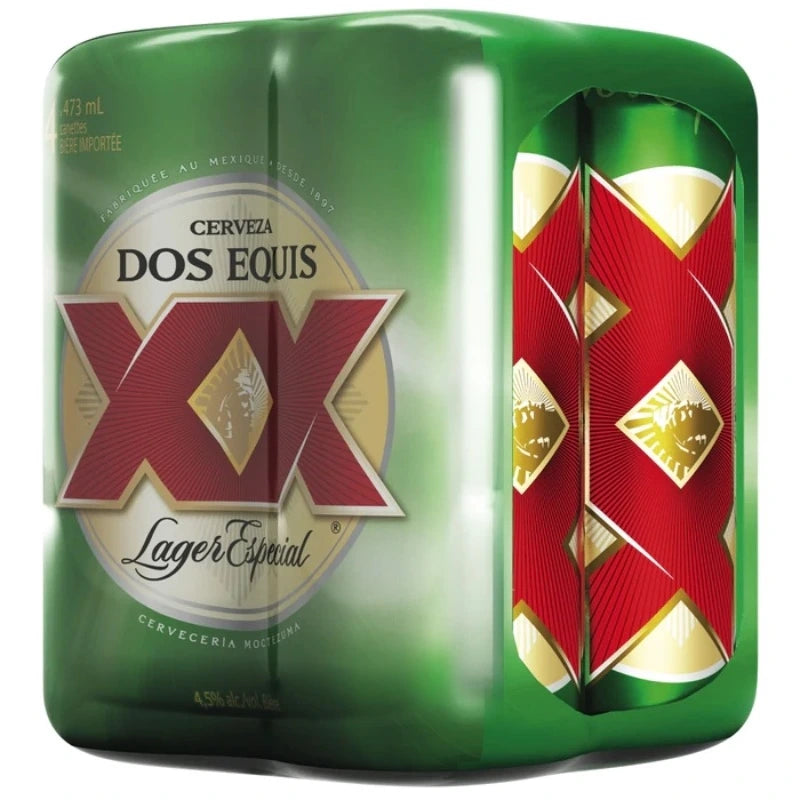 DOS EQUIS LAGER 473ML 4PK CAN