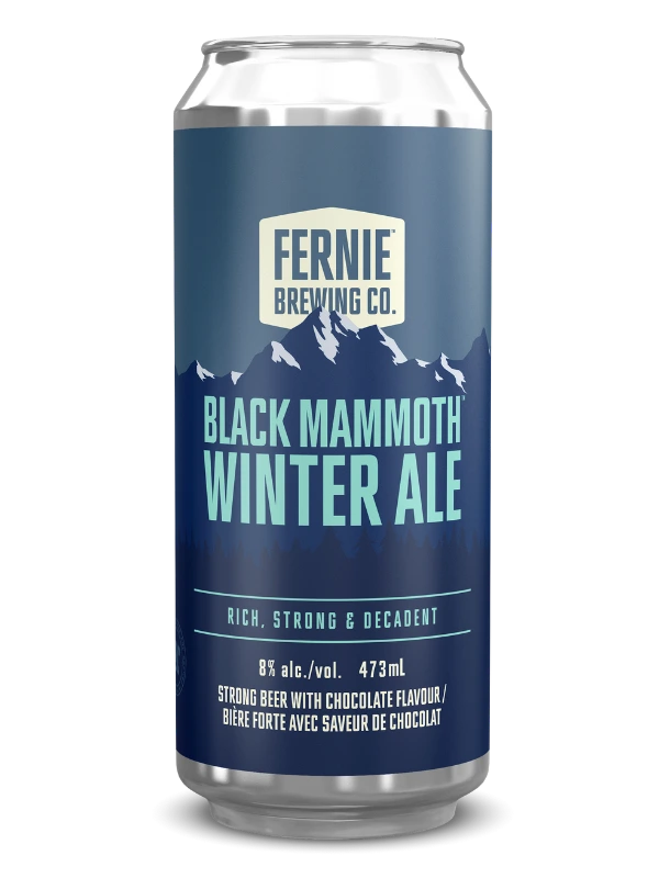 FERNIE BLACK MAMMOTH WINTER ALE 473ML CAN