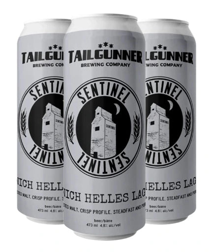 TAILGUNNER SENTINEL MUNIC HELLES LAGER 473ML 4PK CAN