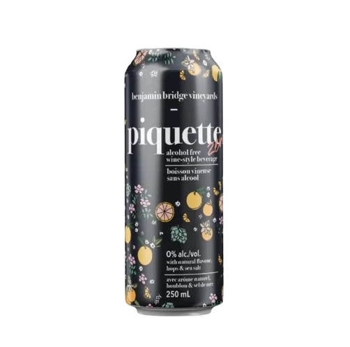 BENJAMIN BRIDGE PIQUETTE ZERO NON ALC 250ML CAN @ Township [1036707]