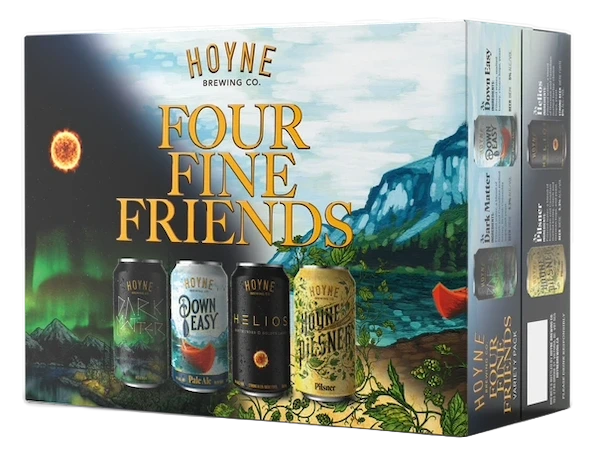 HOYNE FOUR FINE FRIENDS MIXER 355ML 12PK CAN