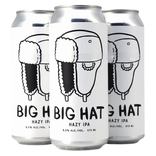 BEST OF KIN BIG HAT HAZY IPA 473ML 4PK CAN