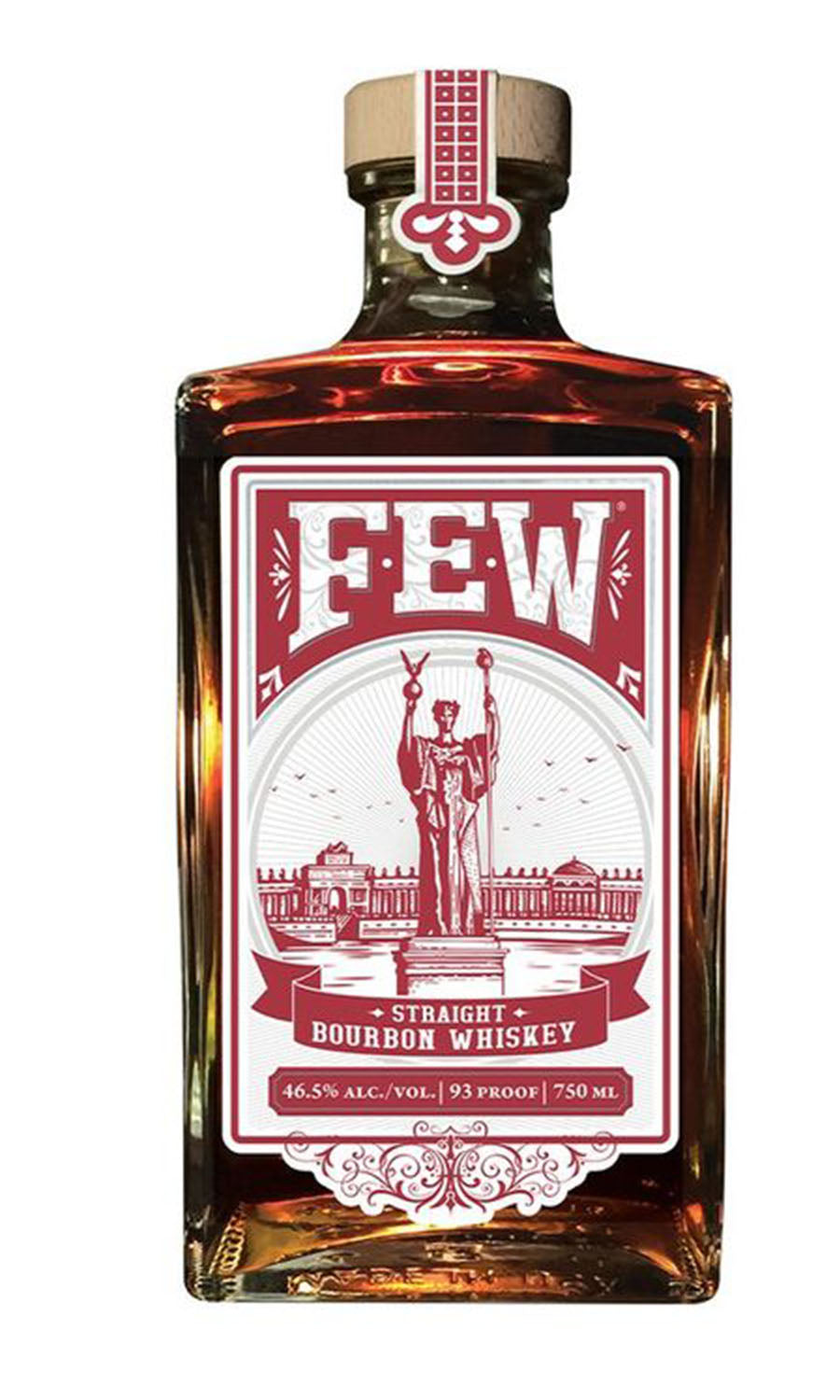 FEW STRAIGHT BOURBON WHISKEY 750ML