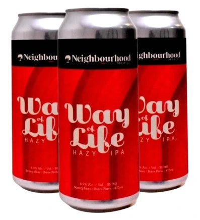 NEIGHBOURHOOD WAY OF LIFE HAZY IPA 473ML 4PK CAN