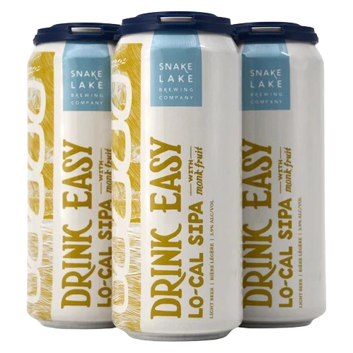 SNAKE LAKE DRINK EASY LO CAL SIPA 473ML 4PK CAN